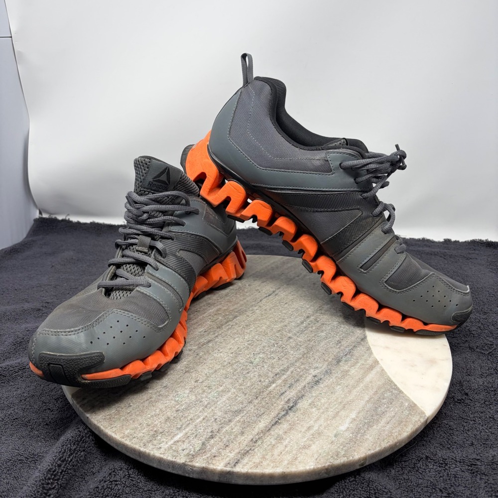 Reebok ZigWild TR 5 Mens Running Shoes ZigTech Gray Orange DV4213 Size 11.5